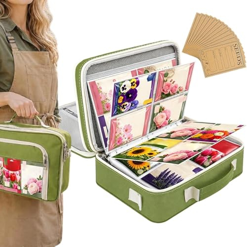 Organizer per Semi Organizzazione Riutilizzabile e Portatile con Buste