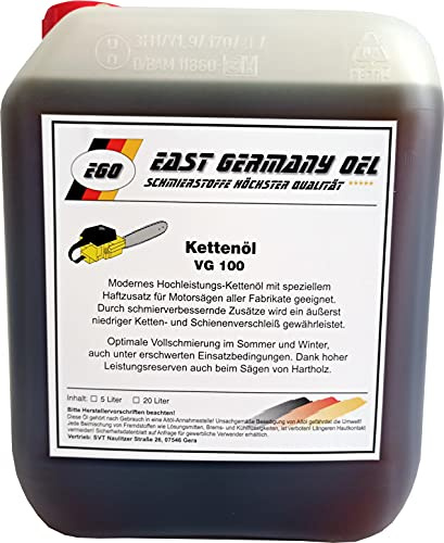 Säge-Kettenöl-Haftöl VG 100 Kanister 5 Liter Inhalt