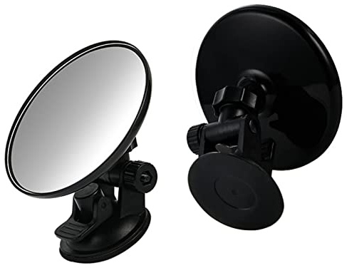 Yajimsa Pack of 5 Baby Car Mirror with Suction Cup, Rear Seat Mirror for Car, Suction Cup on Windscreen or Car Sun Visor, Windscreen Child Safety Mirror Forward