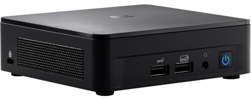 ASUS NUC 12 Pro Slim, Mini PC Intel i7-1260p, RAM da 64 GB DDR4-3200, SSD M.2, Scheda Grafica Intel Iris Xe, Wi-Fi 6E, Bluetooth 5.3, Compatibile con Windows 10 e Windows 11 Home, Nero