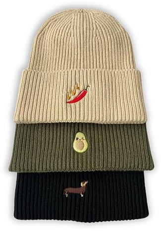 my STITCHERY Mütze mit Motiv Bestickt - Personalisierte Beanie aus hochwertigem Strick als außergewöhnliche Geschenkidee