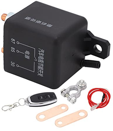 Relais, Batterietrennschalter, Ausschalter, Startrelais mit Kabel, 12 V, 200 A, Kabellose Auto-Fernbedienung