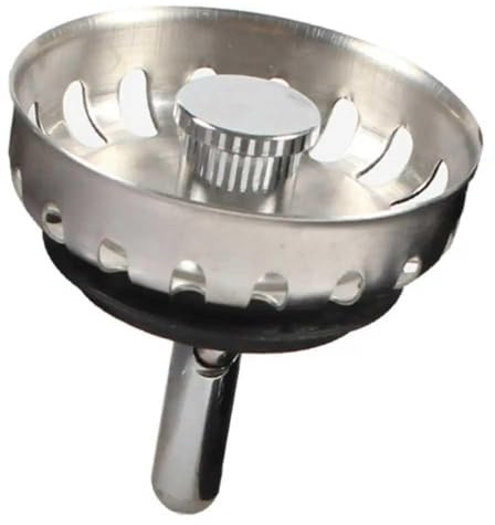 MBSKTOP McAlpine 50mm Mini Kitchen Sink Basket Strainer Plug Stainless Steel