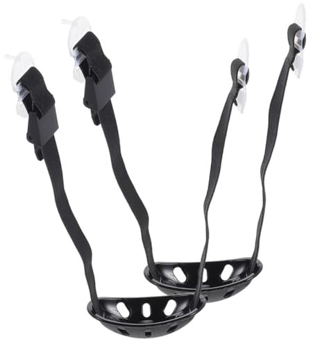 MUSISALY Hard Hat Chin Strap Adjustable Helmet Chinstrap with Protective Buckle 2pcs Black for Construction Workers Safety Lower Jaw Support