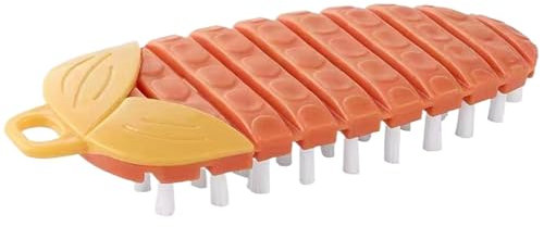 Cepillo de verduras – Purificador de cocina sostenible para verduras, limpiador de verduras de cerdas | Cepillo de limpieza de verduras, limpiador de frutas seguro para alimentos, herramienta