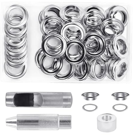 MCAOAL 50 Sets Grommet Werkzeugkits 20 Mm Ezelett