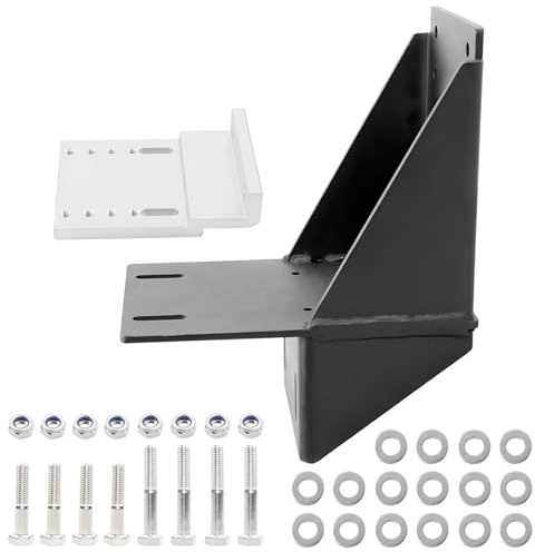 Pontoon Edge Mount Kit Compatible with Talon Shallow Water Anchors, Heavy Duty Steel Mount with Under Deck Support Plate, Replaces 1810225
