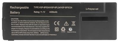 Shentec VGP-BPS24 Akku für Sony VAIO VPC-SA VPC-SB VPC-SC VPC-SD VPC-SE SVS13 SVS15 PCG-41213M 41213W 41214M 41214L 41214V 41217L 41216L 41216W 41211M 41212M 41212X VGP-BPSC24 11.1V 4400mAh