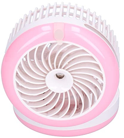 Ventilateur à Eau Brume Humidificateur Portable, Batterie 2000mAh, Vent Puissant, Petite Taille, Facile à Transporter pour Bureau et Maison