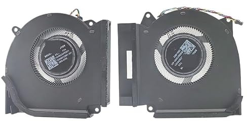 FDMOZRE Ventilateur de processeur pour Ordinateur Portable ASUS pour G713P G713PV7845-0EAFXHB8X20 FQLN FQLP DFSCL42P16593Q 13NR0C50P02011 13NR0C50P01011(CPU and GPU Fan)