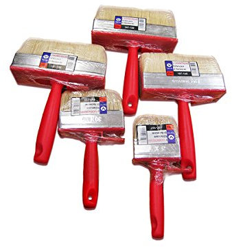 36 x Flächenstreicher Gr 3x7cm Pinsel Streicher Flachpinsel Malerpinsel Deckenbürste Lack