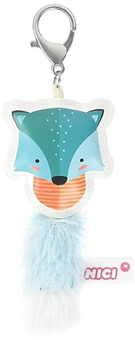 Wolf 12cm Taschenanhänger Kunstleder
