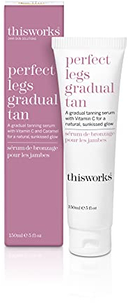 This Works Perfect Legs Gradual Tan, 150 ml — Selbstbräunungsserum mit Vitamin E, Sheabutter und ätherischen Ölen für einen natürlichen Sommerglanz