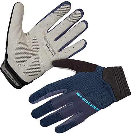 Endura Herren Hummvee Plus Fahrradhandschuhe II | Gel-Polsterung | Knöchelschutz Handschuhe, Schwarz, M