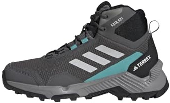 adidas Damen Eastrail 2.0 Mid RAIN.RDY Hiking Waterproof Shoes, Grey Five/Dash Grey/Core Black, 39 1/3 EU