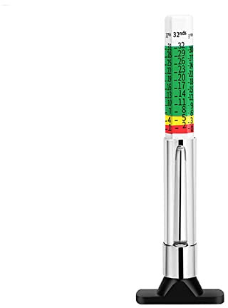 LICQIC Tyre Tread Depth Gauge UK, Color Coded Car Tire Tread Depth Gauge, 32nds, 1 Pcs