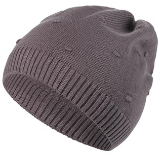 Sterntaler GOTS Strickmütze Punkte - Babymütze aus Baumwolle (Bio) - anschmiegsame Mädchen Beanie Mütze mit Noppenmuster - Baby und Kinder Übergangsmütze