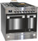 Kaiser HGE 93201 R Premium - Estufa de Acero Inoxidable Con Doble Horno Eléctrico de 115 L, 90 cm, 8 Funciones, 5 Quemadores de Gas de 3,7 kW, WOK de Gas Natural y Propano | Autolimpieza