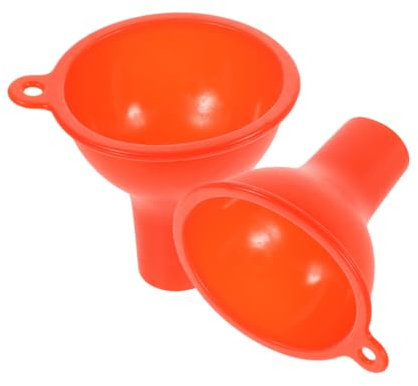 BESPORTBLE 2pezzi Imbuto in Silicone Per Alimenti Strumento Di Trasferimento Per Esperimenti e Uso Domestico Imbuto Per Liquidi Design Pratico