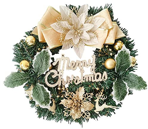 TianWlio Weihnachten Dekoration Weihnachtsdeko Christmas Künstliche Weihnachtskränze, Festliche Kränze für den Innen und Außenbereich, Kränze und Weihnachten Dekoration Haustür Decke (Pink, One Size)