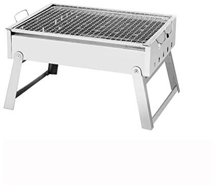 Parrilla de Barbacoa Plegable portátil de carbón para Acampar al Aire Libre Quemador de Picnic Horno de Barbacoa de carbón Plegable para Acampar