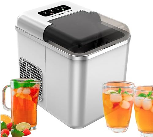 CWCQGH Máquina para Hacer Cubitos de Hielo, dispensador automático de Cubitos de Hielo portátil eléctrico de 1,3 l para Cocina, máquina para Hacer cócteles, trituradora de Bebidas, congelador en frío