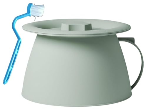 perfeclan Escupidera portátil con tapa, urinario nocturno engrosado con tapa, urinario multiusos para el hogar, dormitorio, niños, Verde