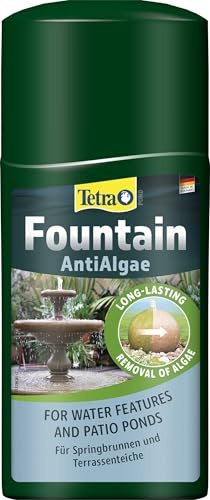 Tetra Pond Fountain AntiAlgae - Algenbekämpfungsmittel, 250 ml | hochwirksamer Algenschutz für Springbrunnen und Terassenteiche