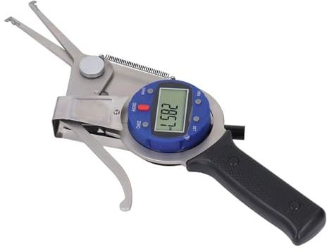 TIKATARER Calibrador de Dial Electrónico, Calibrador de Pantalla Digital de Precisión Alimentado por Batería con Pantalla LCD Digital, Herramienta de Medición de Profundidad de Ranura de Diámetro