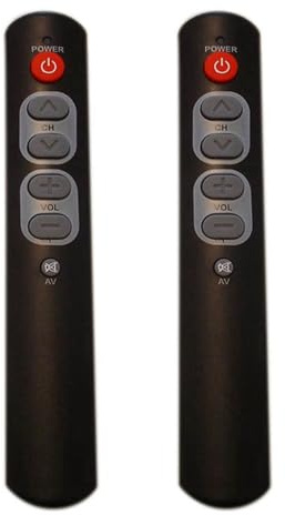 Onchdbfhuu 4 Télécommandes Intelligentes Universelles à 6 Boutons avec Fonction d'apprentissage de Copie IR pour TV, STB, DVD, DVB, Magnétoscope A