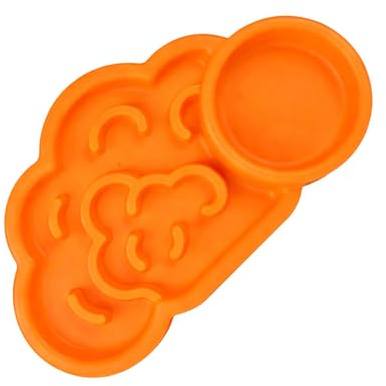 Durabilité, Plats d ' Alimentation en Silicone résistants à la Mastication, en Forme de Nuage, Plats d ' Alimentation pour Animaux de Compagnie, Alimentation Lente, Bol Anti-avalement, récipients