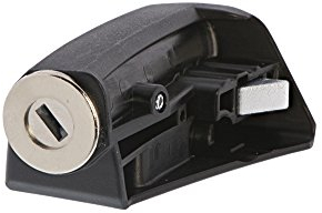 AXA Yamaha Downtube Fahrrad-Batterieschloss – Akkuschloss zur Montage – Schwarz