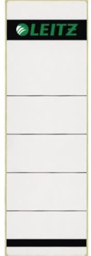 Leitz Label Ordnerrücken, 61 x 192 mm, kurz, breit, grau