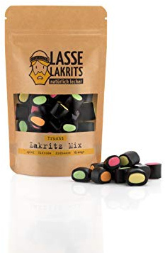 LASSE LAKRITS® | Lakritz-Mix Mini Frucht 135g 1 Tüte (135 g)
