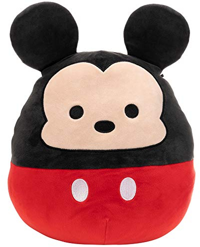 Squishmallows Disney Mickey Mouse Plush - Add Mickey Mouse to your Squad, Ultrasoft Stuffed Animal Large Plush, Official Kelly Toy Plush, 14 Inch