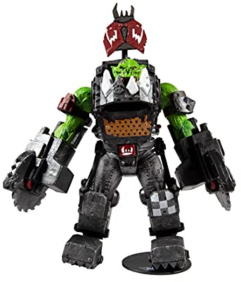 McFarlane 40k Actionfigur Ork Meganob with Buzzsaw 30 cm, 11978, Mehrfarbig | Warhammer 40000 7 Zoll Actionfigur Megafig - Ork Meganob mit Buzzsaw