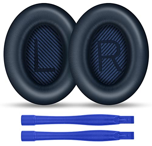 Ainiv Coussinets de Remplacement pour Casques Bose, Oreillette de Remplacement Compatible avec Bose QuietComfort 35 (QC35) and Quiet Comfort 35 II (QC35 II) Casque Circum-Aural(Bleu)