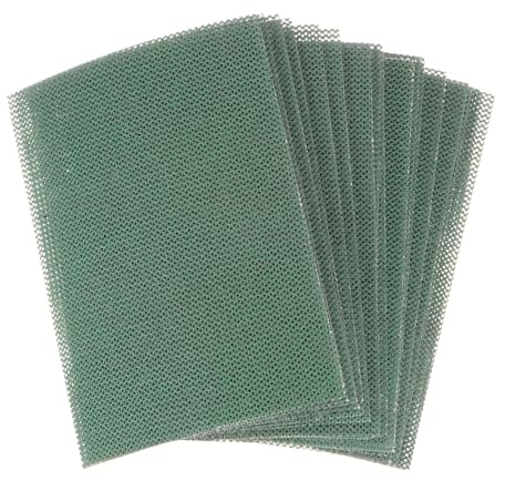 sourcing map 20 hojas de lija de malla de grano 240 de 3 x 4 pulgadas, papel de lija húmedo o seco, almohadillas abrasivas sin polvo para coche, madera, yeso, metal pulido y molienda