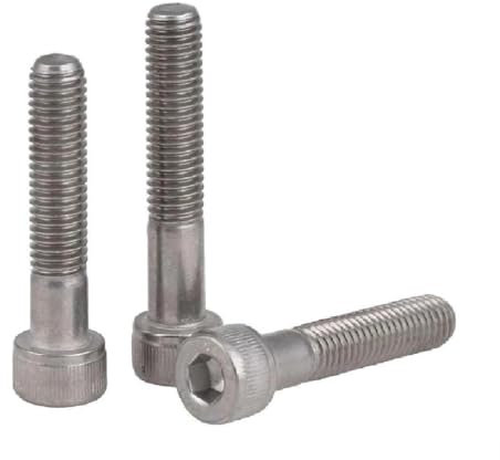 M8 M10 M12 Zylinderkopfschraube 304 Edelstahl Halbzahn-Innensechskant-Innensechskantschraube 2 Stück, 2Stk, M12x55mm