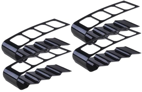 SEWACC 4 Stück Halter Für Fernbedienung Tv-fernbedienungsständer Tv-halterungen Fernbedienungshalter Aufkleber Remote-speicherhalter Tisch-fernbedienungs-Organizer Desktop-Organizer Eisen