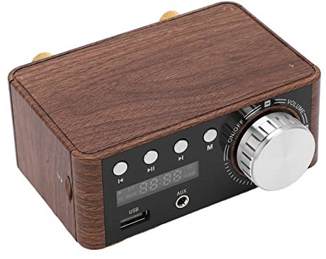 Mini 5.0 Amplificatore di Potenza Stereo Hifi Digital Amp 2 Channel 50W e 50W per i Componenti Home Theater