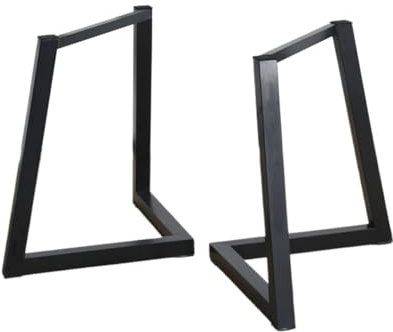 NJIEzhao Gambe Tavolo Ferro Supporto for Gambe in Ferro battuto, treppiede for Gambe da Ufficio, Struttura in Legno massello di Grandi Dimensioni, treppiede da Tavolo in Metallo(Color 1)