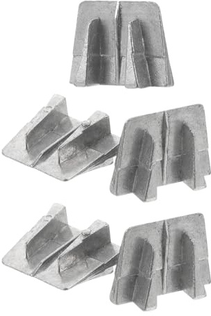 GANAZONO Coins Coniques en Aluminium 5 Pièces pour Fixation Manche de Hache Outils de Menuiserie et Réparation Extérieure