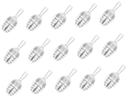 Mobestech Gloss à Lèvres de Pots à Miel Transparents Lot de 15 Tubes en Plastique Rechargeables et Réutilisables pour Usage Quotidien et Voyage D'affaires