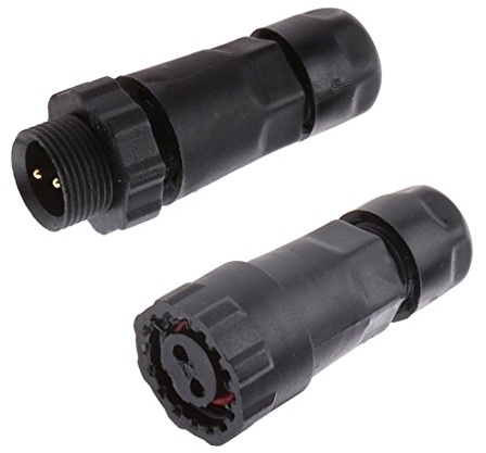 Sharplace 15a 7.5mm Ip68 Connector Adapter, männlich und, wasserdichte Steckverbinder, 2-polig 15A