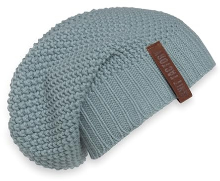 KNIT FACTORY - Coco Mütze - Strickmütze für Damen und Herren - Slouch Beanie - Wintermütze mit Wolle - Hochwertige Qualität