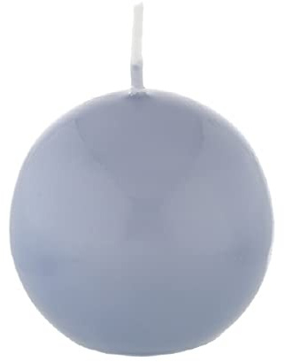 Kugelkerzen Kerze Jeans Blau, Ø 4 cm, 12 Stück, deutsche Markenkerzen in RAL Kerzen Güte Qualität, Unparfümiert
