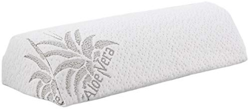 Bestgoodies Kopfkissen mit Memory Foam und abnehmbaren Bezug, Nackenrolle in 42x20cm