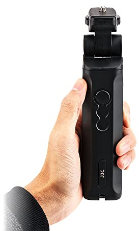 JJC 2-in-1 Shooting Grip Handgriff Mini Stativ Fernbedienung für Fujifilm X100VI X-H2S X-E4 X100V X100F X100T X-Pro3 X-T4 X-T3 X-T30 Kameras Selfies Vlogging, ersetzt Fuji RR-100 Auslöser