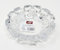 JRose Collections Cenicero cristal corte redondo cigarrillo bar restaurante casa oficina decoración 13 cm (JR1506)